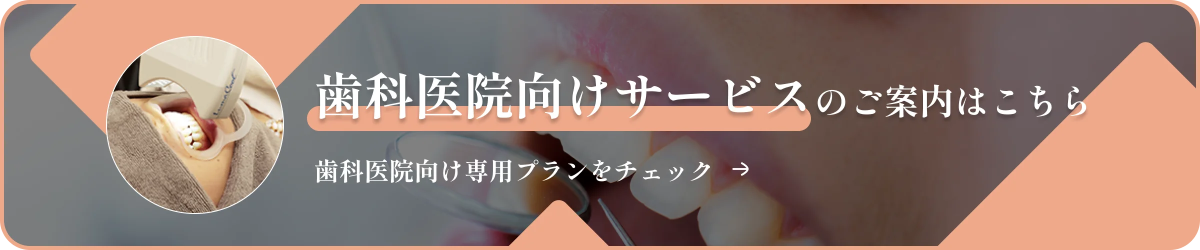歯科医院向けサービスのご案内はこちら